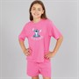 Lilo and Stitch Girls Kikki T-Shirt And Shorts Set Carmine Rose