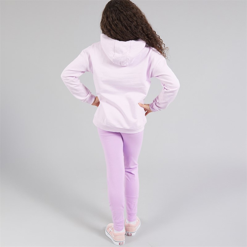 Disney Girls Hoodie And Leggings Co-Ord Set Purple