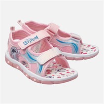 Lilo and Stitch Infant Girls Light Up Sandals Pink
