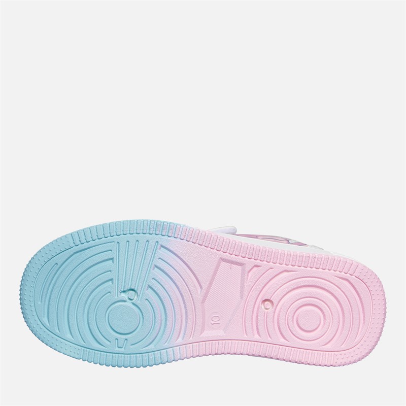 Lilo and Stitch Infant Girls Cupsole Trainers White/Multi