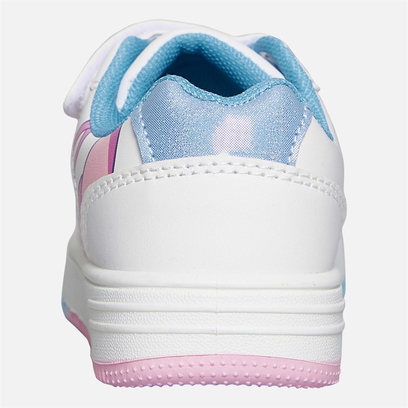 Lilo and Stitch Infant Girls Cupsole Trainers White/Multi