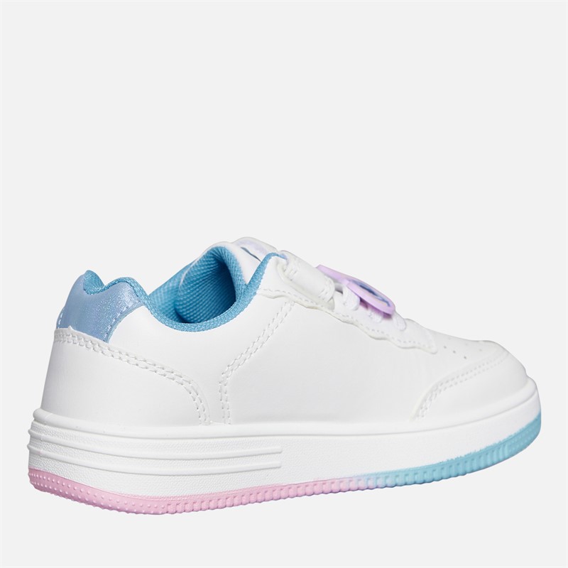 Lilo and Stitch Infant Girls Cupsole Trainers White/Multi