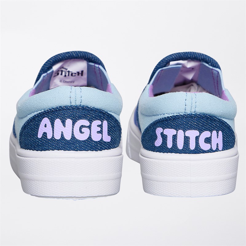 Lilo and Stitch Infant Girls Slip On Canvas Pumps Lilac/Multi