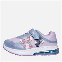 Lilo and Stitch Girls Stitch Light Up Trainers Lilac/Multi
