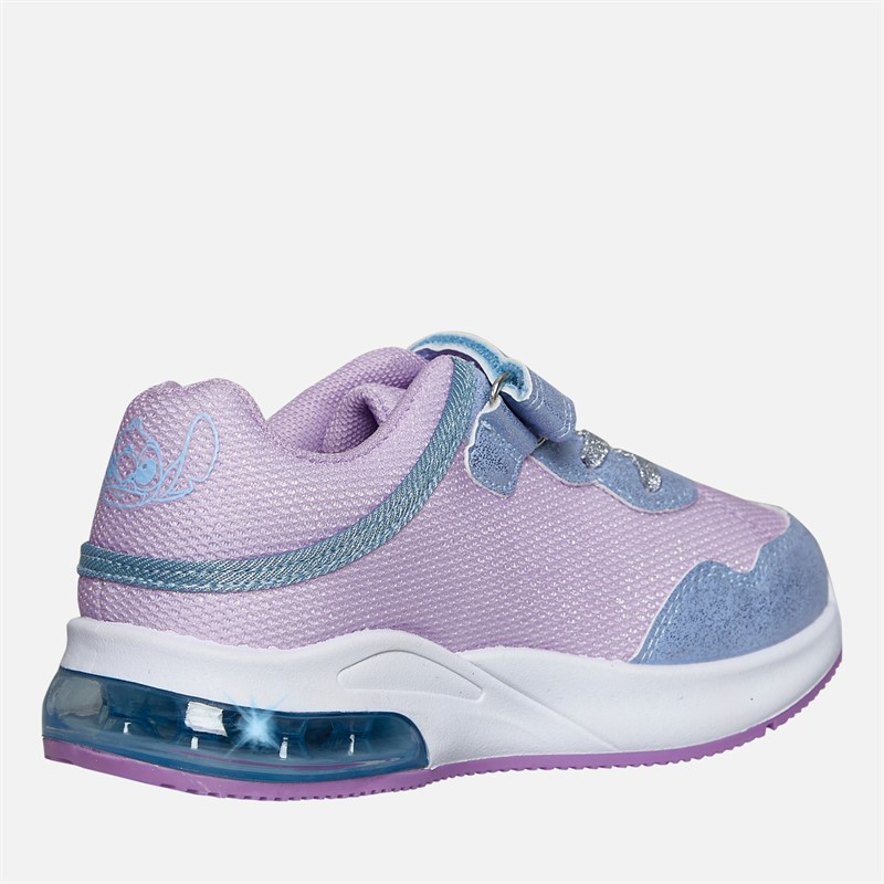 Lilo and Stitch Girls Stitch Light Up Trainers Lilac/Multi