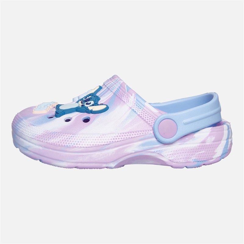 Lilo and Stitch Girls Stitch Salwa Clogs Purple/Multi