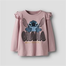 Lilo and Stitch Girls Olga Stitch Long Sleeve T-Shirt Keepsake Lilac
