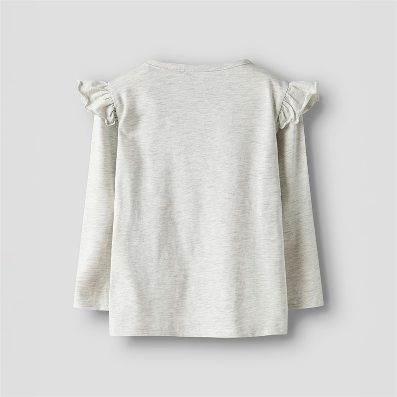 Lilo and Stitch Girls Olga Stitch Long Sleeve T-Shirt Peyote Melange