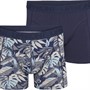 Upfront Herren Two Pack Amazonas Boxershorts Blau