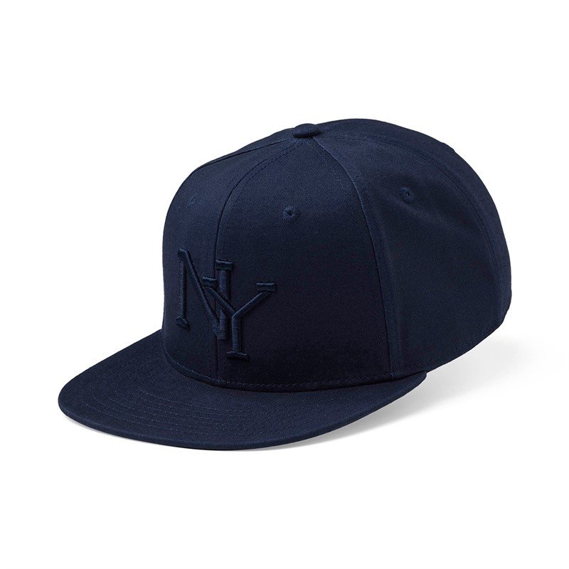 Upfront Unisex New York H Snapback Kasketter Blå