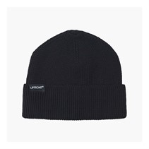 Upfront Beanie med Rib-Lappe Antracit