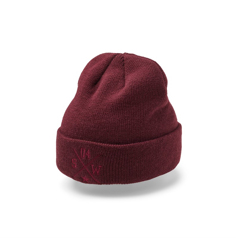 Upfront Kinder Cross Mütze Bordeaux Bordeaux