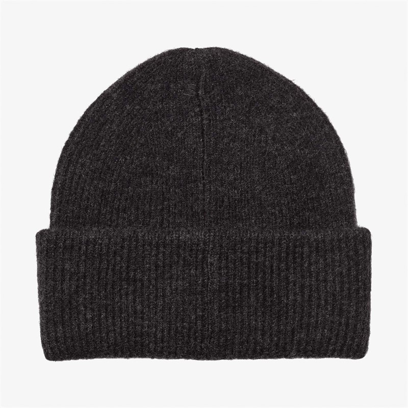 Upfront Unravel Klassische Mütze Dark Melange Black