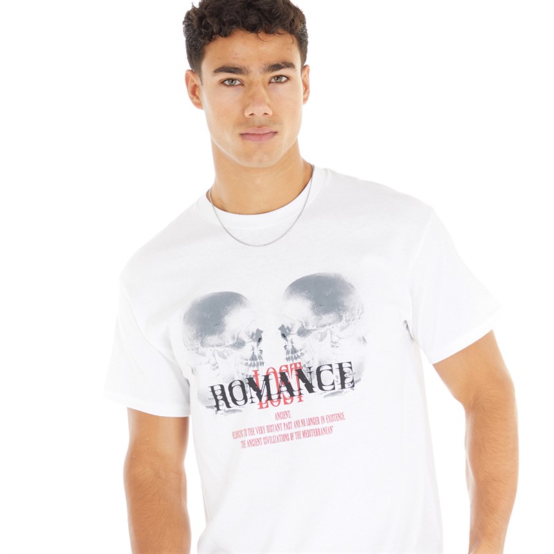 Lost Romance Mens Existence T-Shirt White