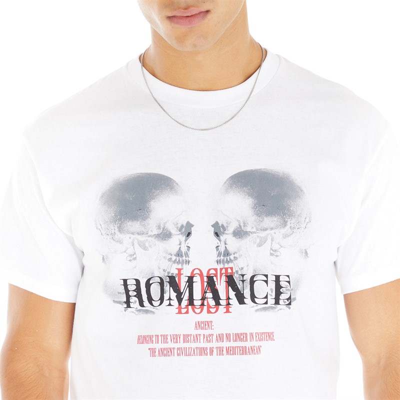 Lost Romance Mens Existence T-Shirt White