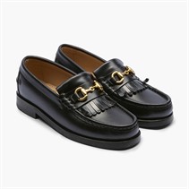 Playboy Footwear Damen Valerie Loafer Black Leather