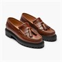 Playboy Footwear Dame Edith loafers Brandy Leather