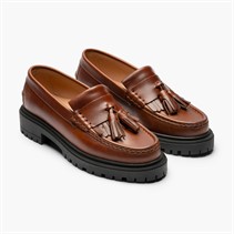 Playboy Footwear Damen Edith Loafer Brandy Leather