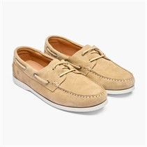 Playboy Footwear Herren Isla Schuhe Sand Suede/Off White
