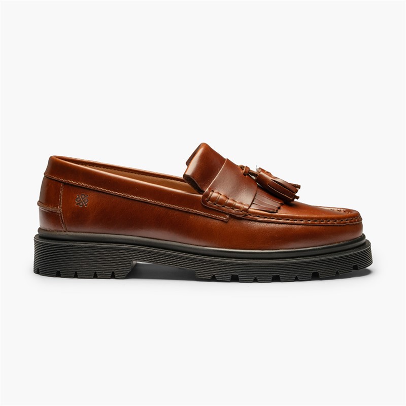 Playboy Footwear Homme Mocassins Baker Brandy Leather