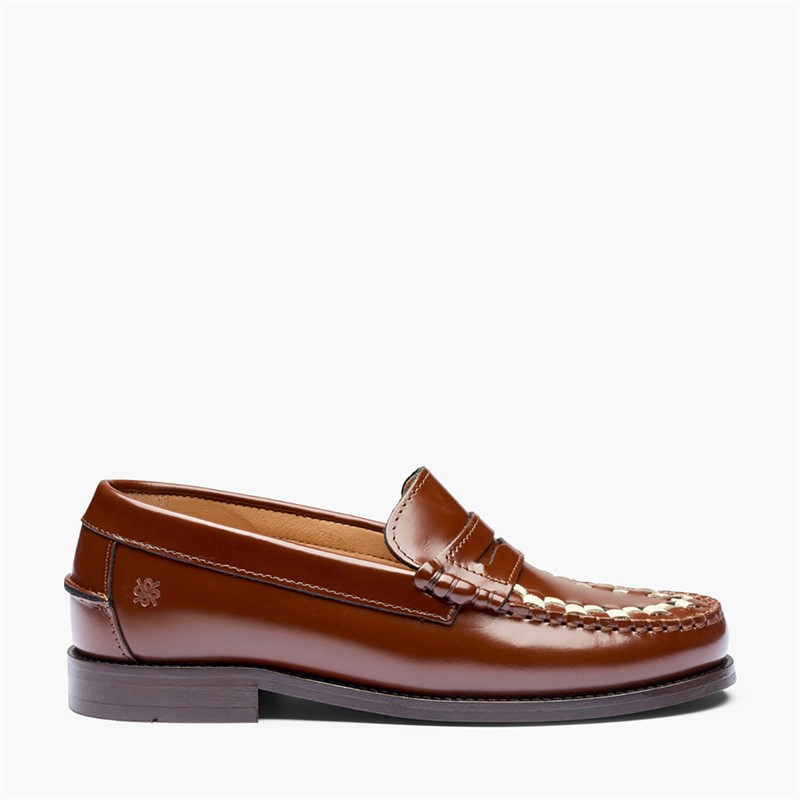 Playboy Footwear Dame Playboys Fodtøj Toc1936 Sofia Loafers Brun/White Polido
