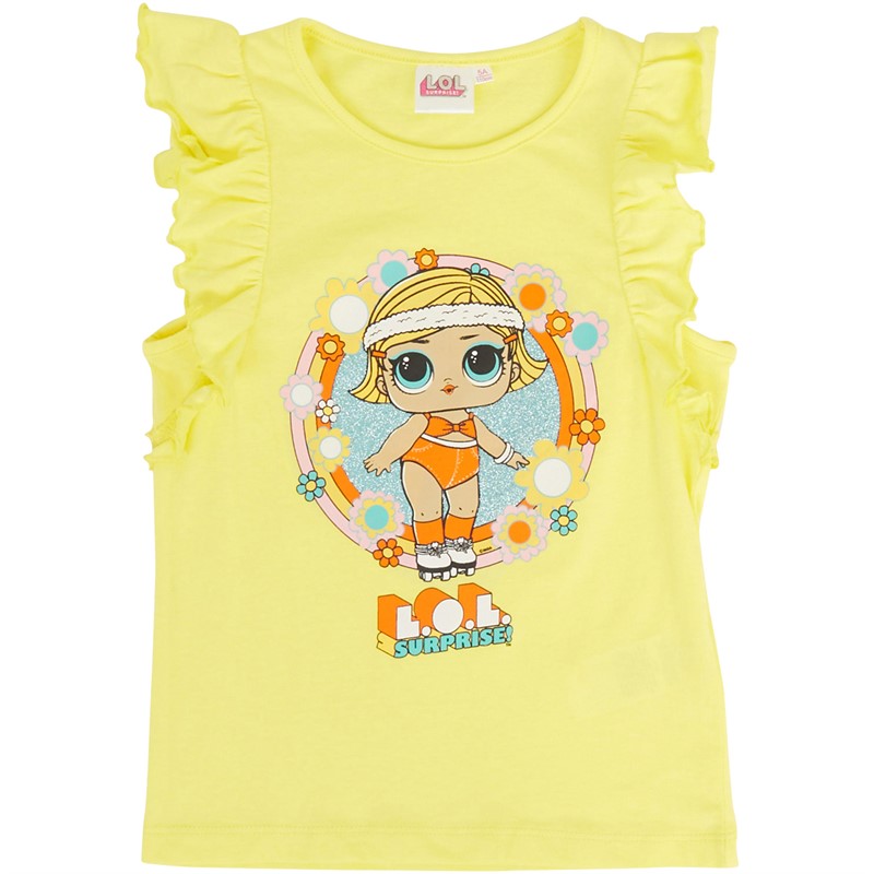LOL Surprise Dziewczęce T-shirty Żółty