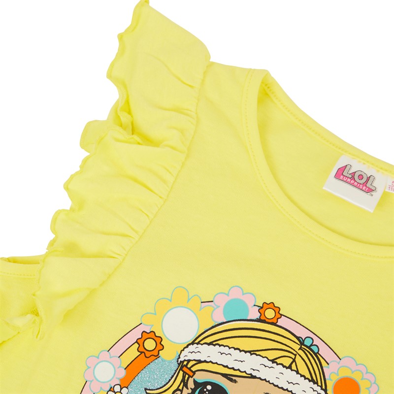 LOL Surprise Dziewczęce T-shirty Żółty