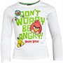 Angry Birds T-Shirts Garçon Blanc