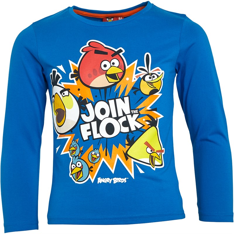 Angry Birds T-shirt à manches longues Garçon Bleu