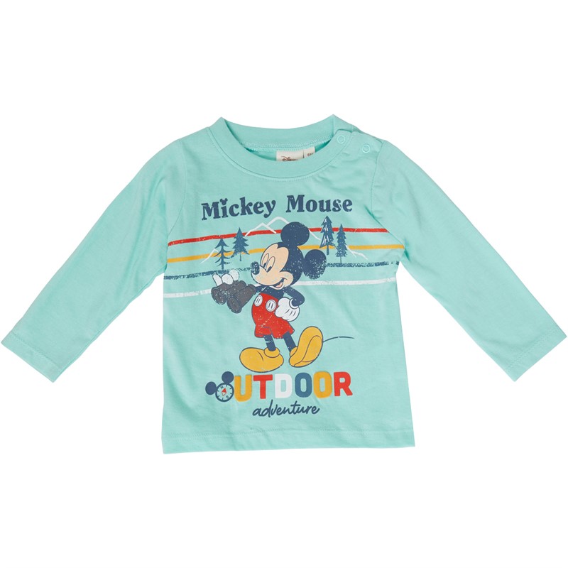Mickey Mouse Drenge T-shirts Grøn