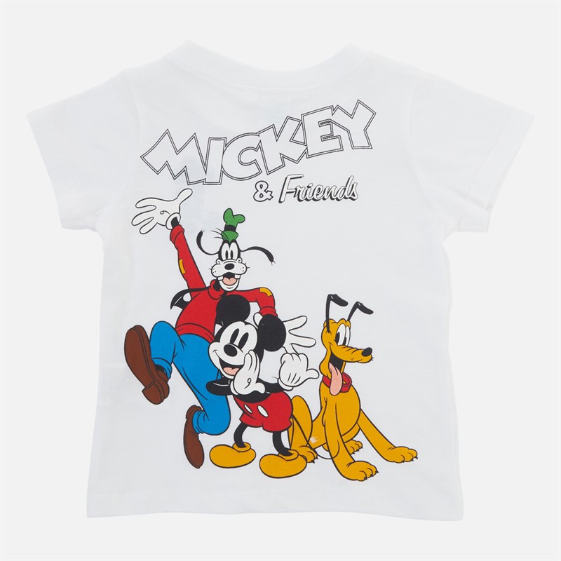 Mickey Mouse Chłopięce T-shirty Biały