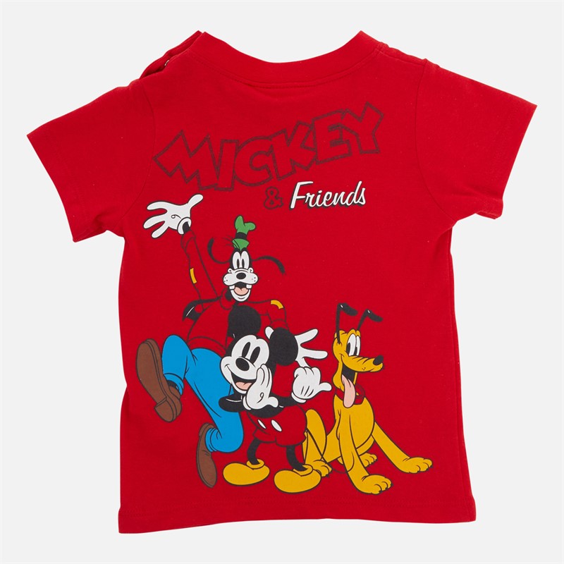 Mickey Mouse Chłopięce T-shirty Czerwony