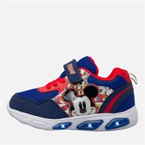 Mickey Mouse Infant Boys Light Up Trainers Blue