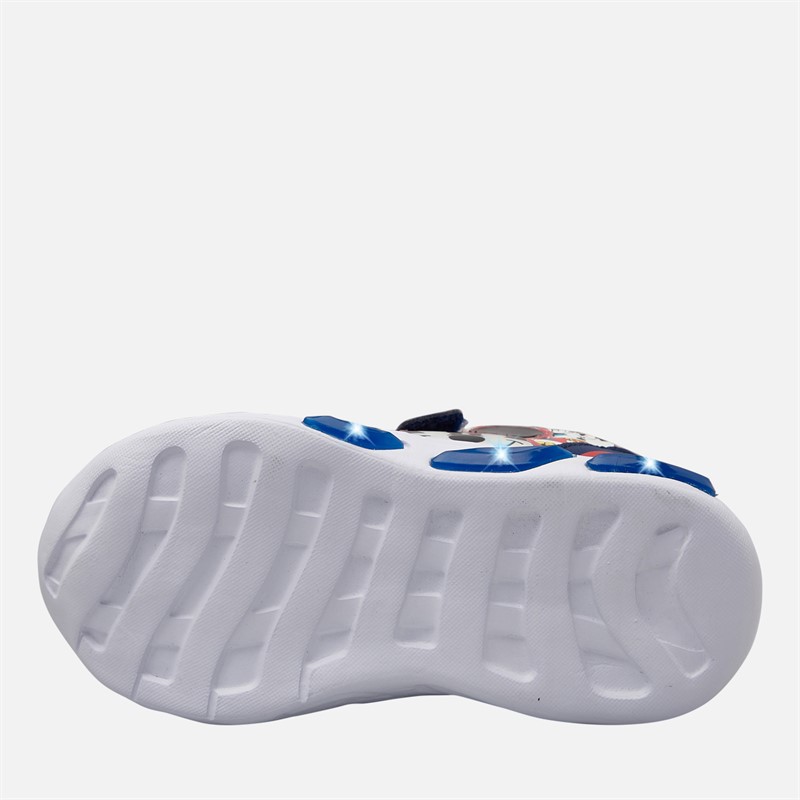Mickey Mouse Infant Boys Light Up Trainers Blue