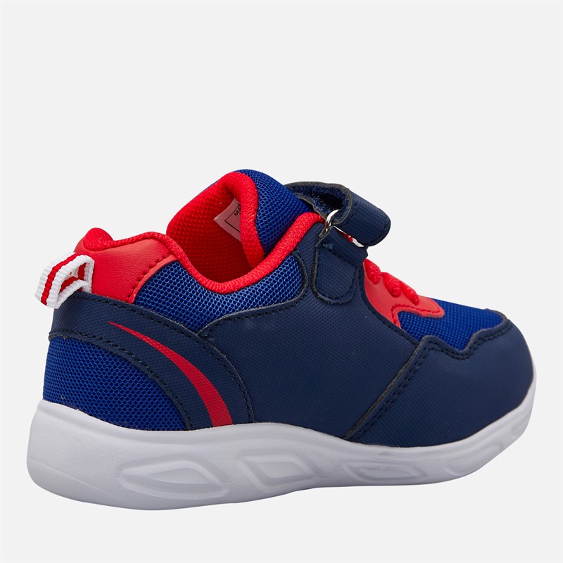 Mickey Mouse Infant Boys Light Up Trainers Blue
