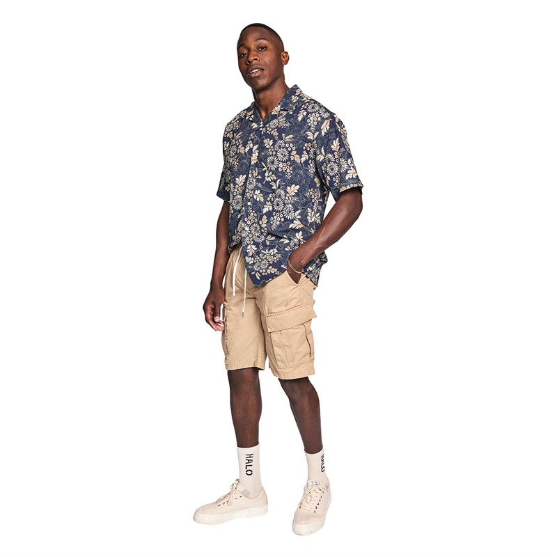 Redefined Rebel Herre Milan Cargo shorts beige