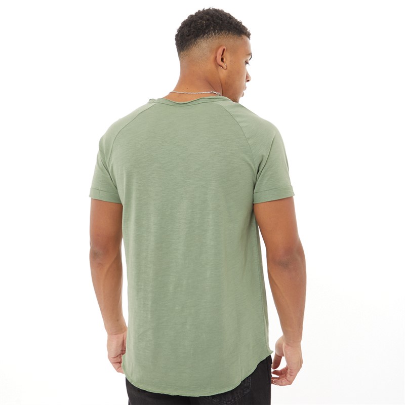 Redefined Rebel Herren Kas T-Shirts Grün