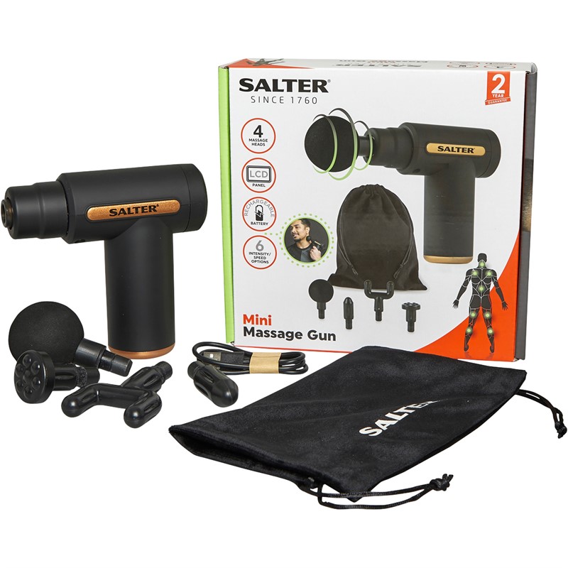 Salter Mini Massage Gun Black