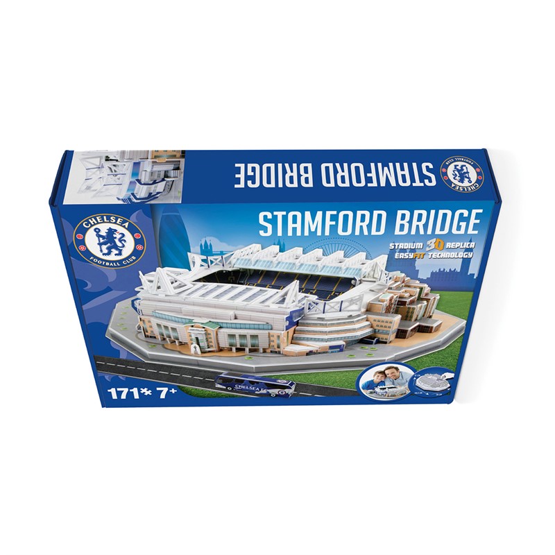 University Games Chelsea FC Stamford Bridge Stadium 3D Puzzle Multi