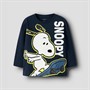 Snoopy Boys Denis Long Sleeve T-Shirt Navy Blazer