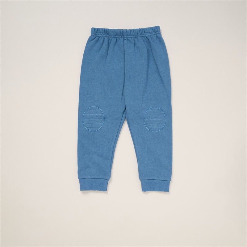 Lily and Jack Boys Sweatshirt with Cross Bag Applique And Joggers Set Blue