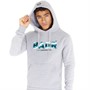 BADR Mens Warped Hoodie Grey Melange