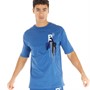 BADR Mens Diminish T-Shirt Blue