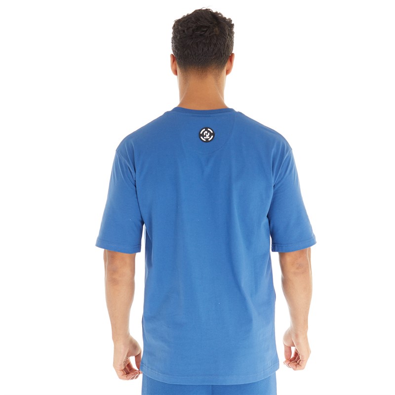 BADR Mens Diminish T-Shirt Blue