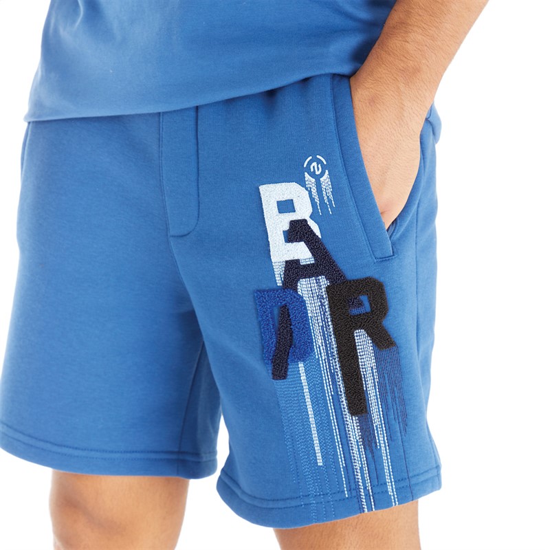 BADR Mens Diminish Shorts Blue