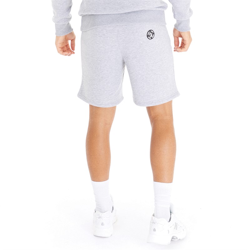 BADR Mens Warped Shorts Grey Melange