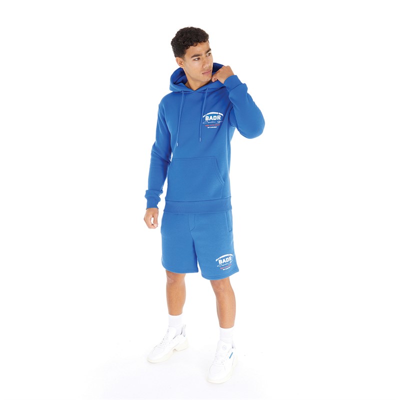 BADR Mens Competitive Hoodie Blue