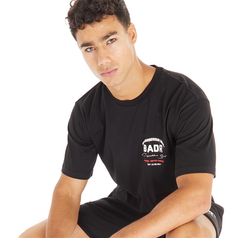 BADR Mens Competitive T-Shirt Black