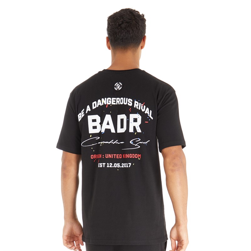 BADR Mens Competitive T-Shirt Black