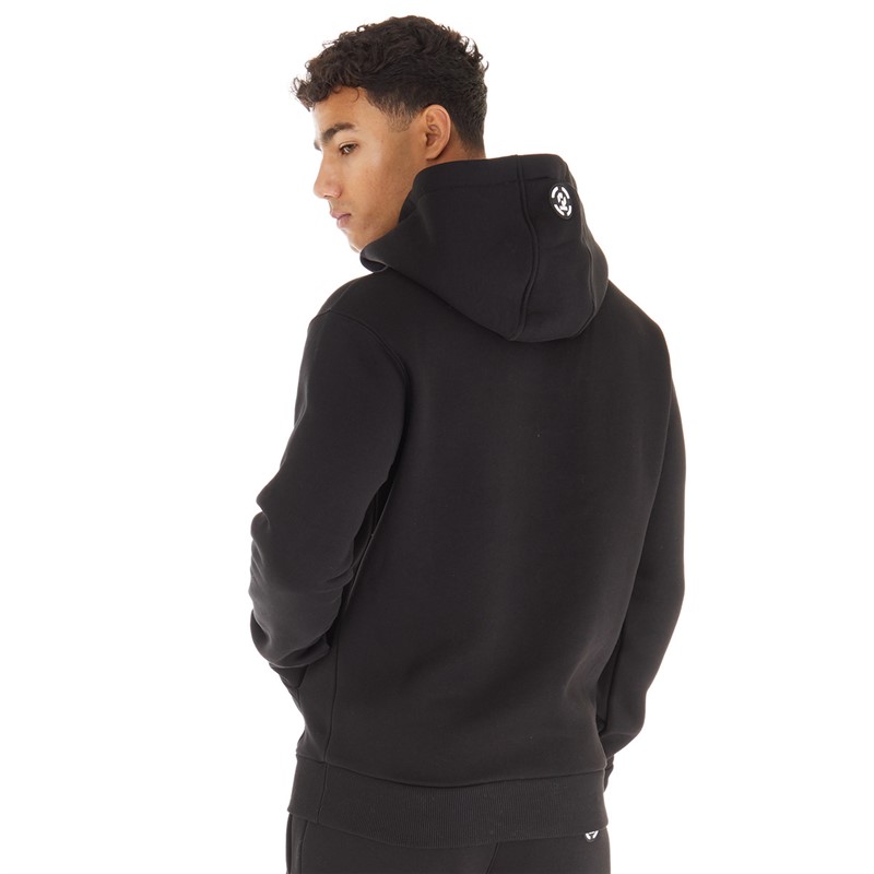BADR Mens Warped Hoodie Black